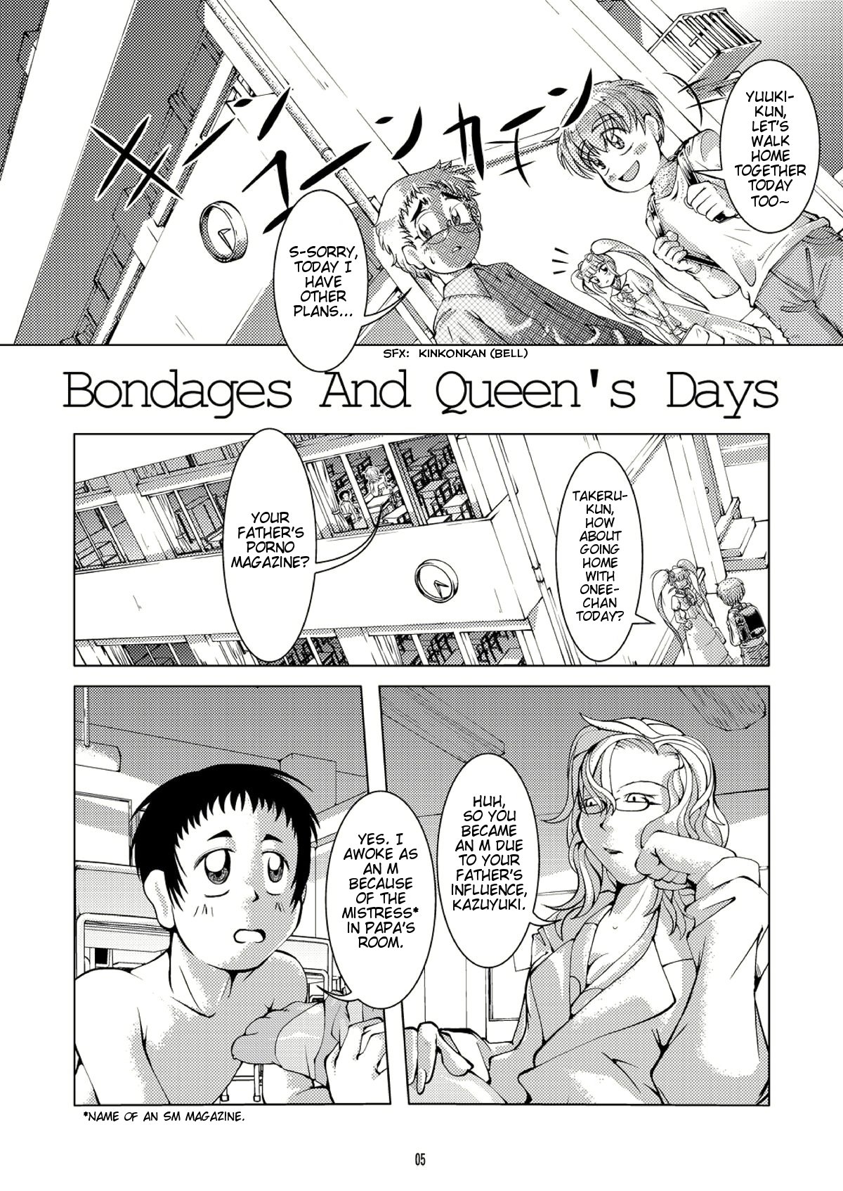 [B.C.A.] Bondages and Queen's Days [英訳]