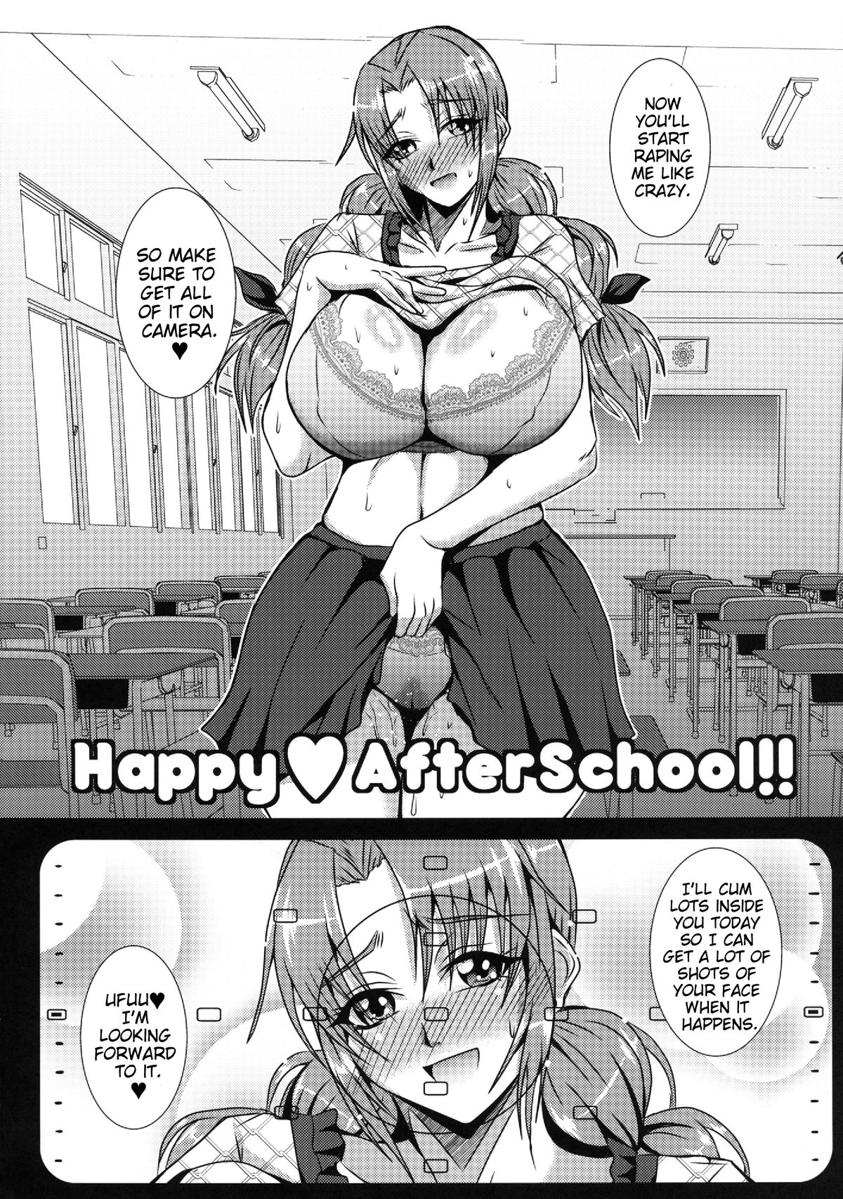 [MEAN MACHINE (三船誠二郎)] Happy AfterSchool!! (フォトカノ) [英訳] [DL版]