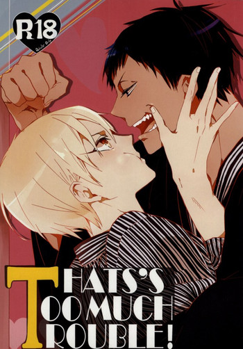 (SPARK8) [へれニズム (Y)] THAT'S TOO MUCH TROUBLE! (黒子のバスケ)