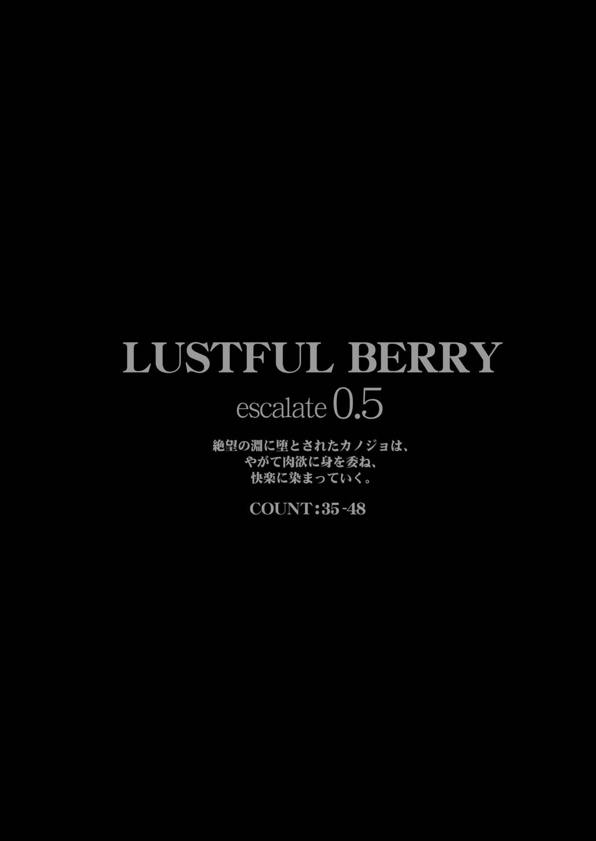 [がらくた少女 (三糸シド)] LUSTFUL BERRY escalate0.5 絶望の淵に堕されたカノジョは、やがて肉欲に身を委ね、快楽に染まっていく。 [DL版]