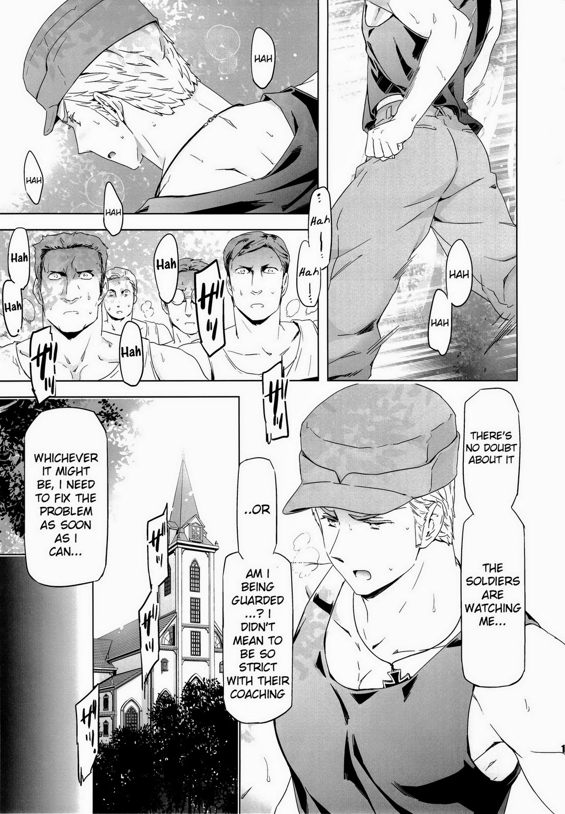 [MARINCONIA (まるまり)] 隊長、お願いします!! (Axis Powers ヘタリア) [英訳]