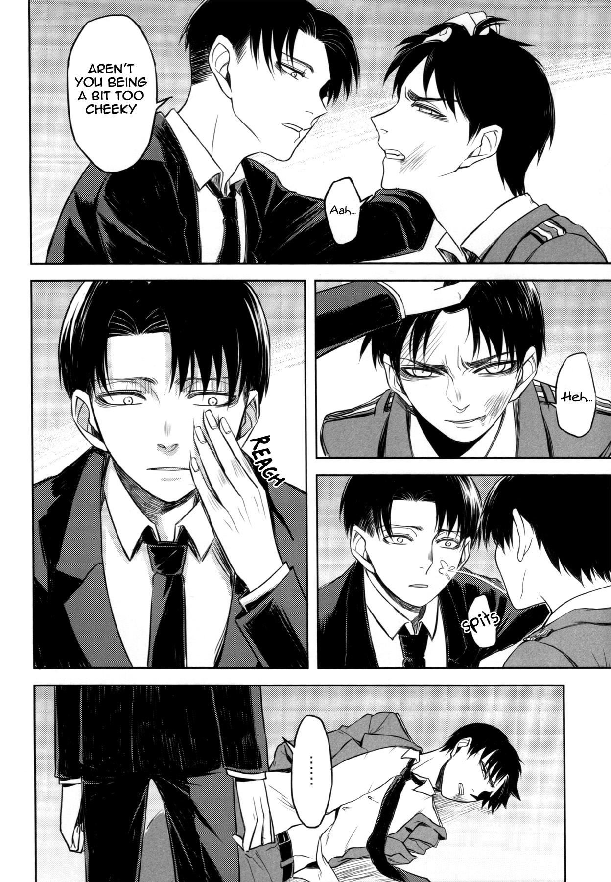 [HEATHER (落音)] X (進撃の巨人) [英訳]