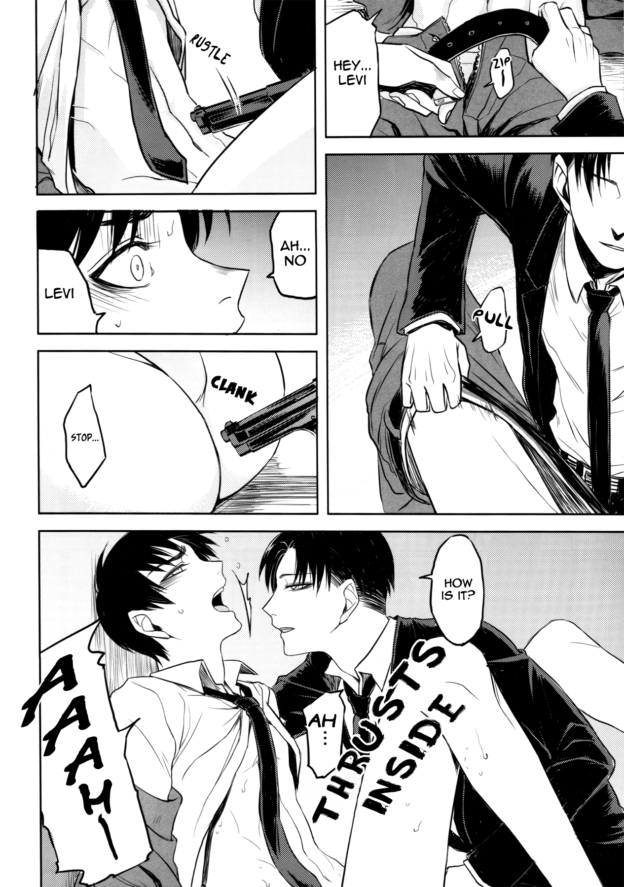 [HEATHER (落音)] X (進撃の巨人) [英訳]