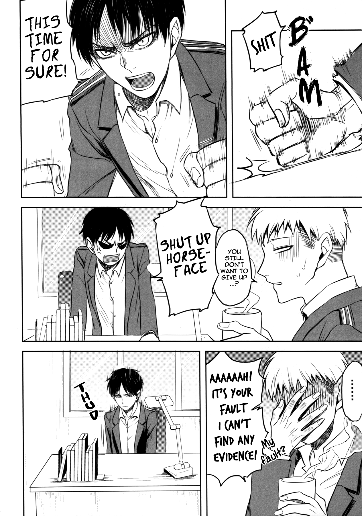 [HEATHER (落音)] X (進撃の巨人) [英訳]