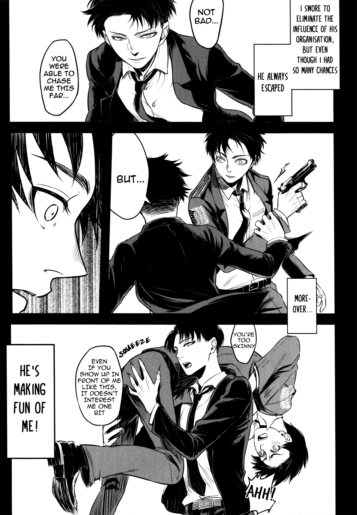 [HEATHER (落音)] X (進撃の巨人) [英訳]