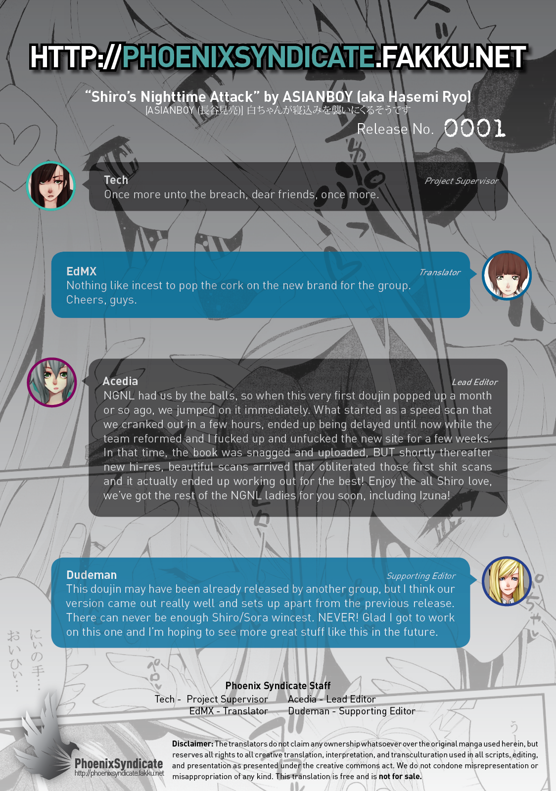 [ASIANBOY (長谷見亮)] 白ちゃんが寝込みを襲いにくるそうです (ノーゲーム・ノーライフ) [英訳]