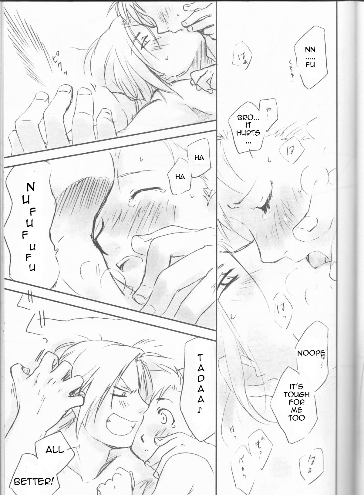 [ねのね屋 (猫乃音三也)] 体温 (鋼の錬金術師) [英訳]