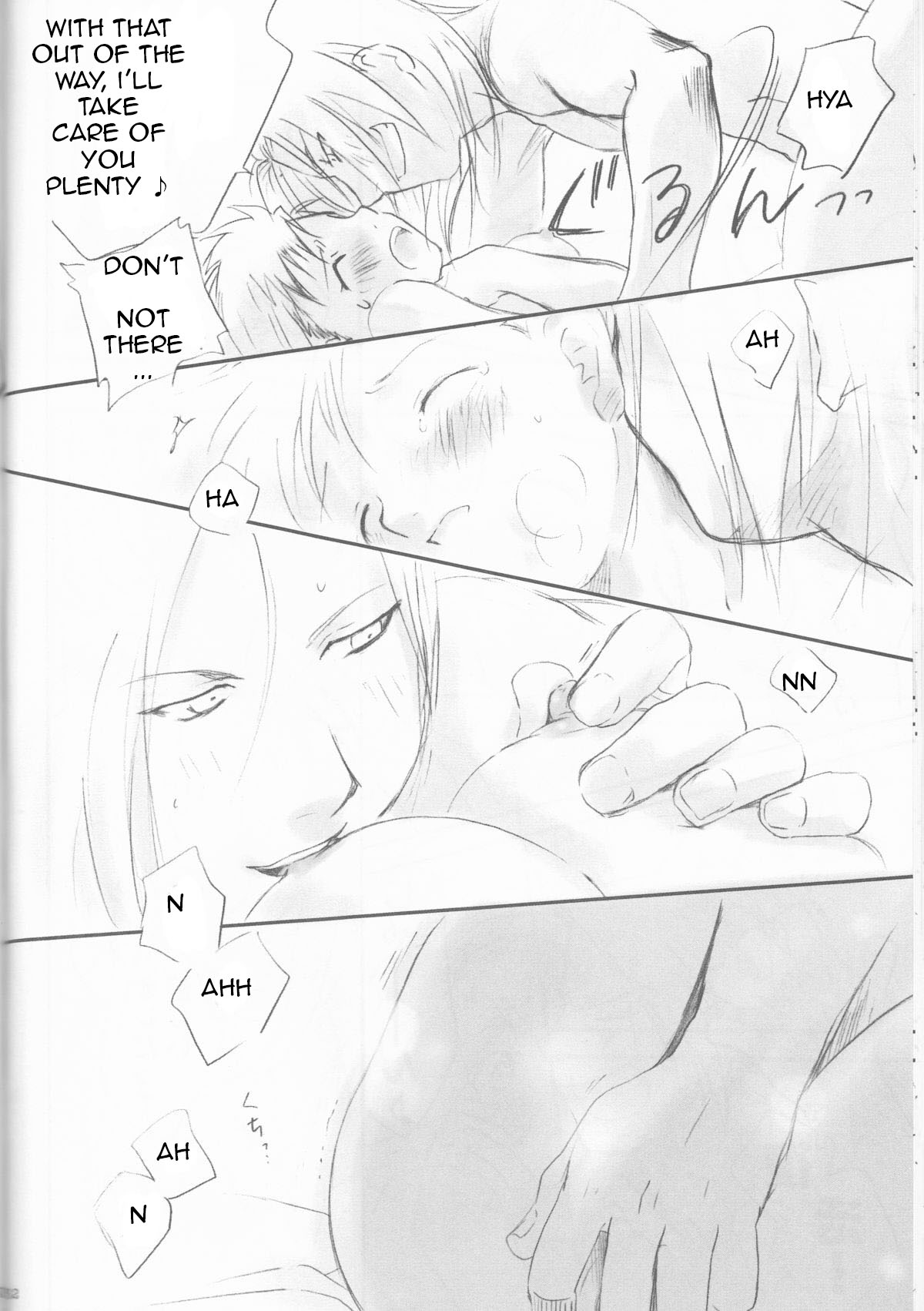 [ねのね屋 (猫乃音三也)] 体温 (鋼の錬金術師) [英訳]