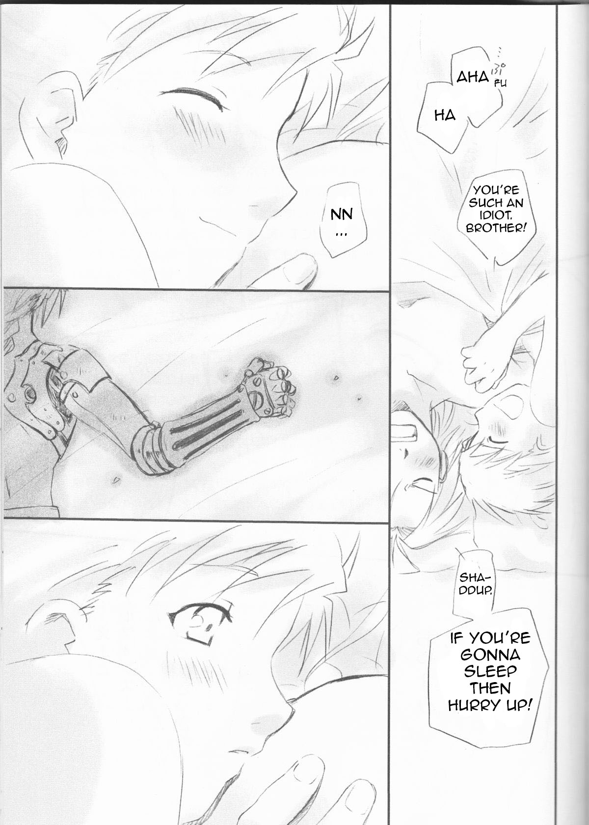 [ねのね屋 (猫乃音三也)] 体温 (鋼の錬金術師) [英訳]