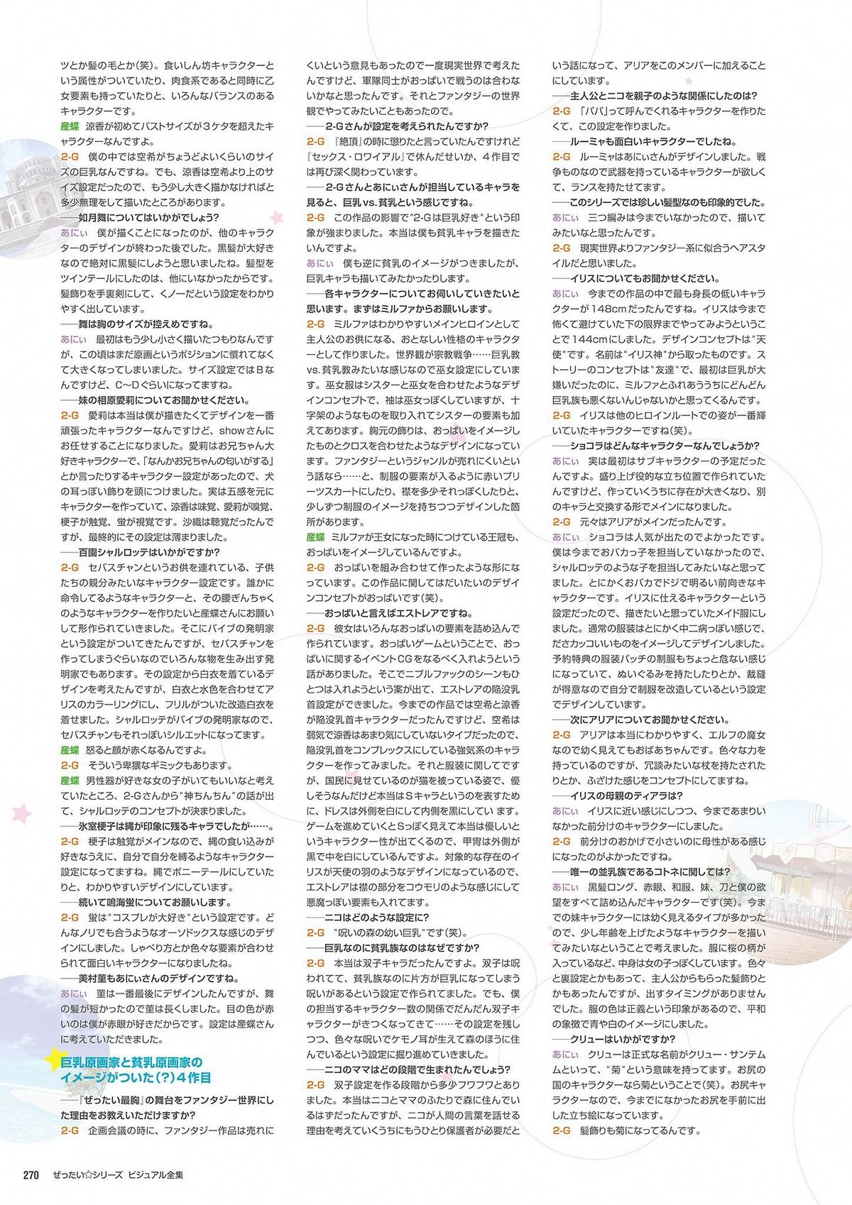 ぜったい☆シリーズ ビジュアル全集