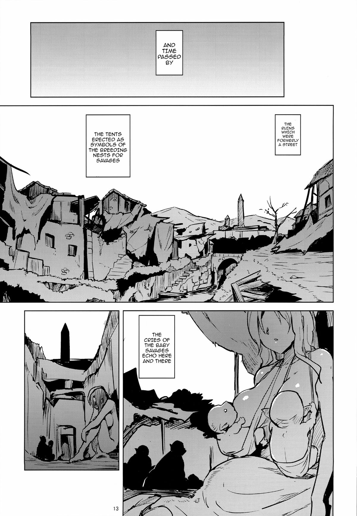 (コミティア108) [V-SLASH (夕霧)] PRISON 蛮族の檻 [英訳]