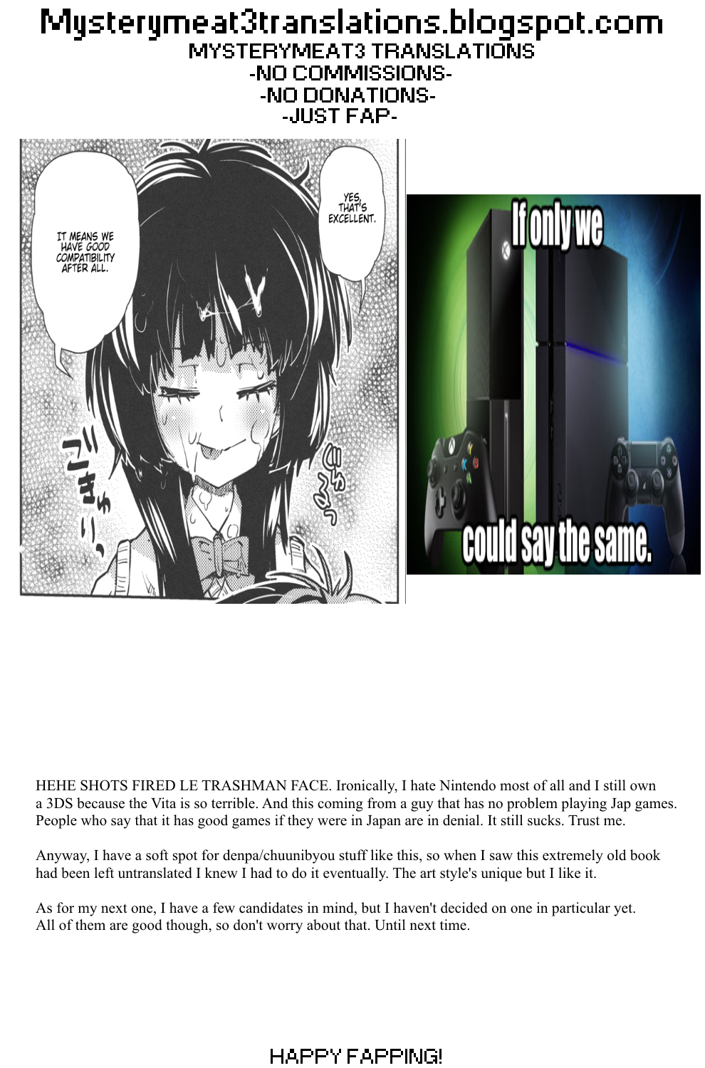 [かぶったりかぶらなかったり (せいほうけい)] セカイがどうとか言っちゃう男の娘は電波かわいい。[英訳]