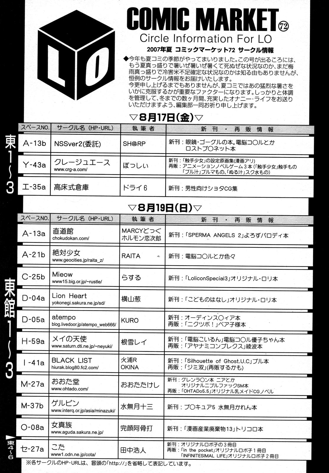 COMIC LO 2007年9月号 Vol.42