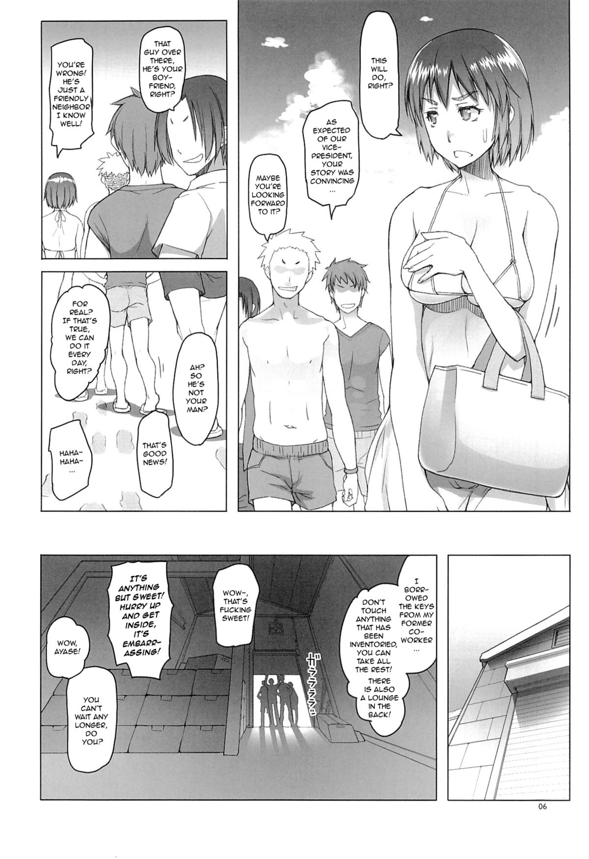 (C84) [朝木blog出張所 (朝木貴行)] 風香ちゃん夏日記 (よつばと!) [英訳]
