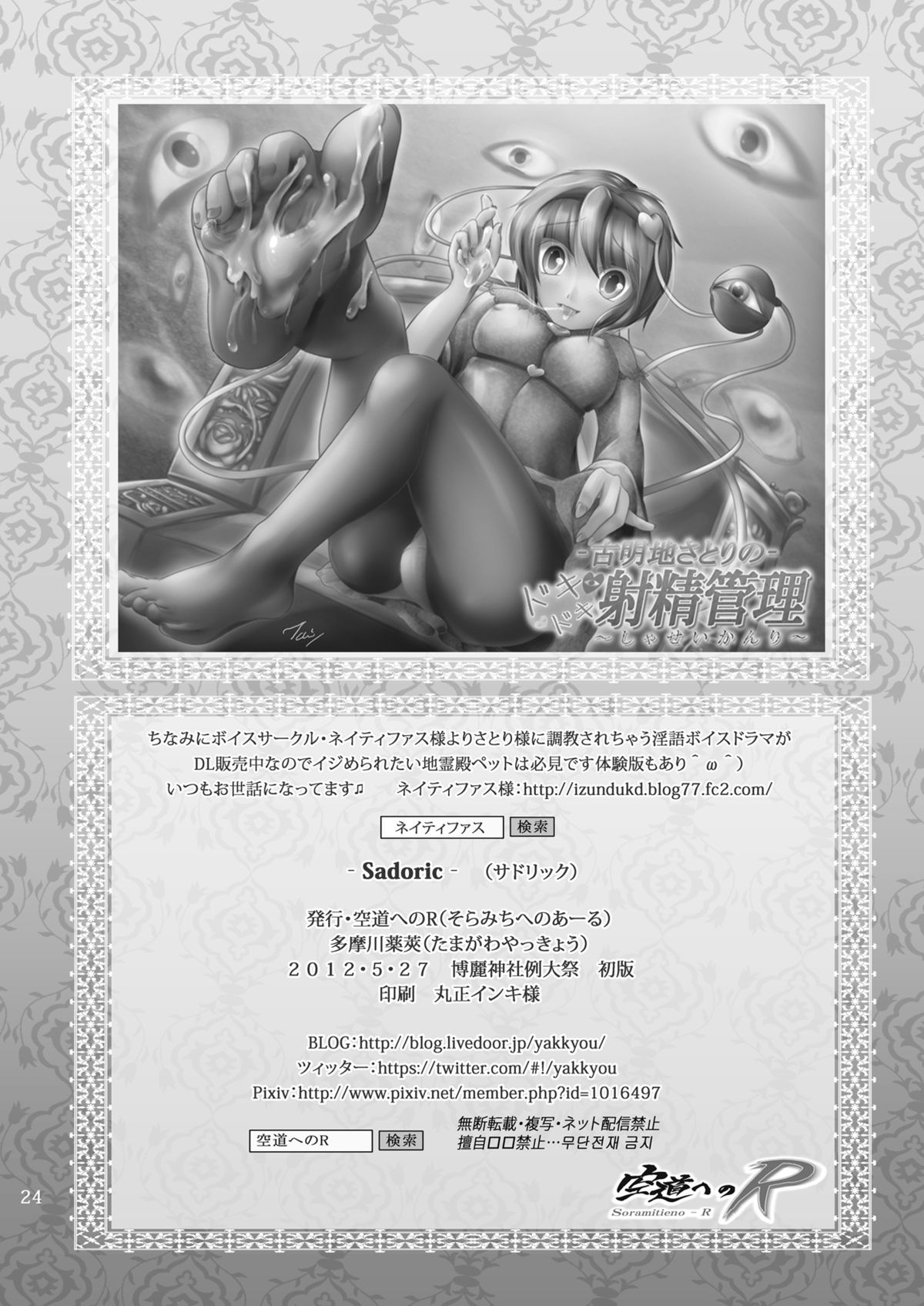 [空道へのR (多摩川薬莢)] SADORIC (東方Project) [DL版]