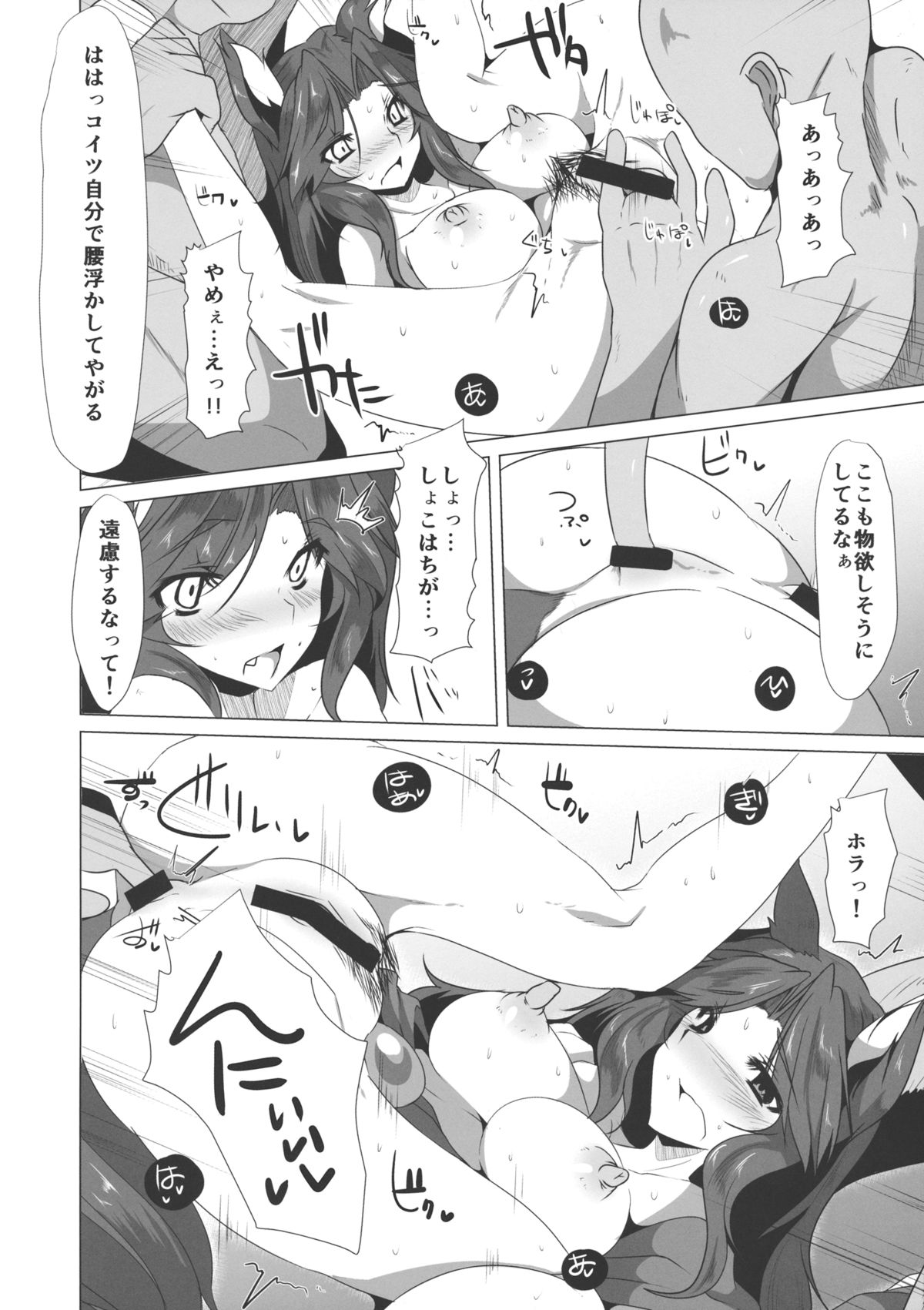 (例大祭11) [ふぇちずむ (田中銀二)] 狼は淫らに吼える (東方Project)