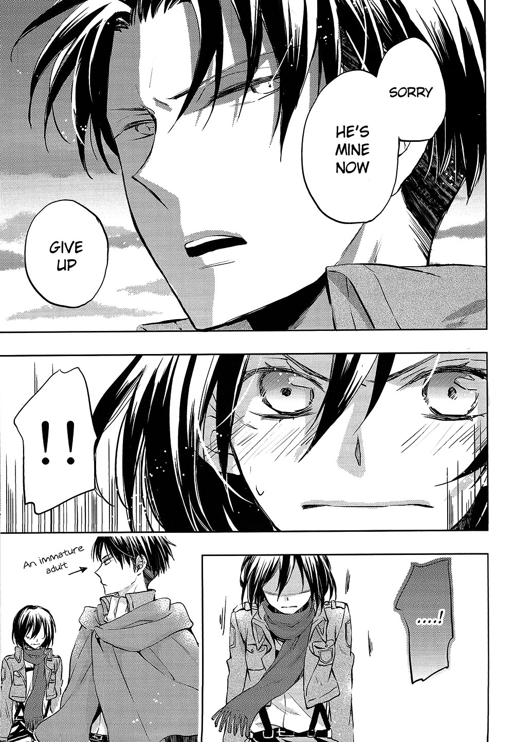 (壁外調査博) [ ヘナチョコピンキーズ (桃色ペ子)] 両手に最強 (進撃の巨人) [英訳]