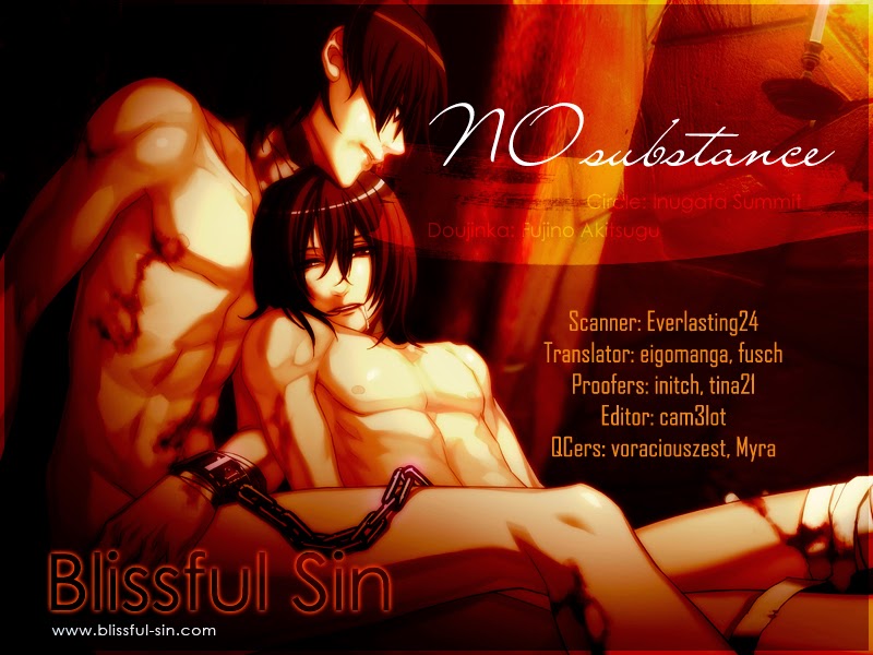 (C69) [犬型サミット (フジノ)] NO substance (咎狗の血) [英訳]