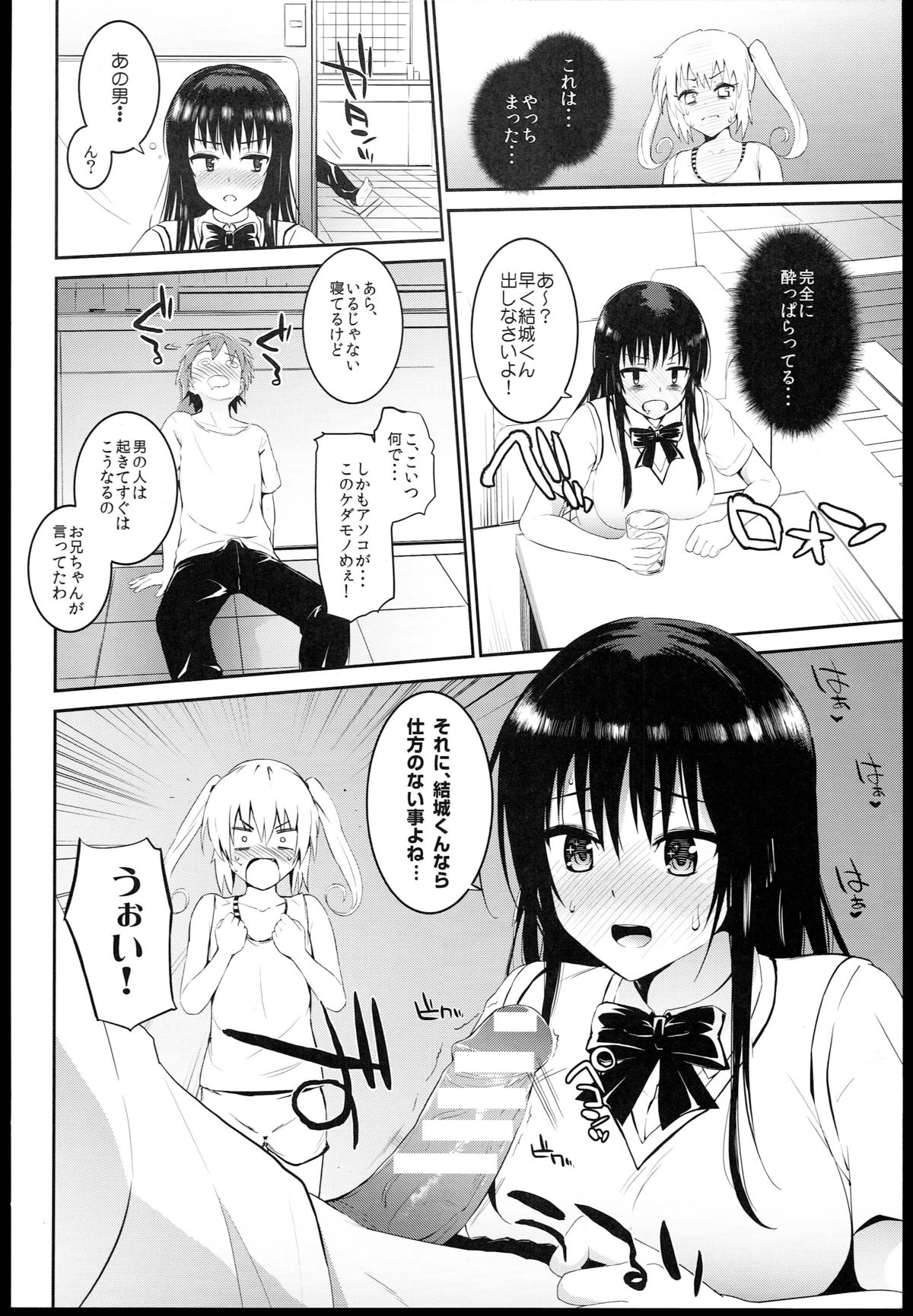 (C85) [森宮缶 (森宮正幸)] どっちとするの?(ToLOVEる-とらぶる-)