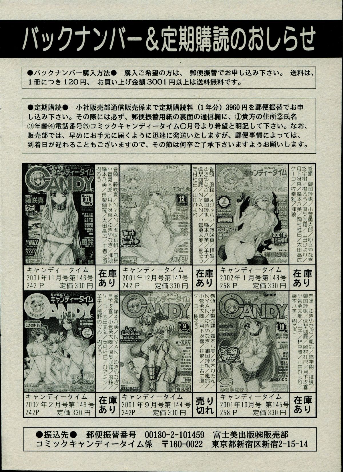 キャンディータイム 2002年3月号