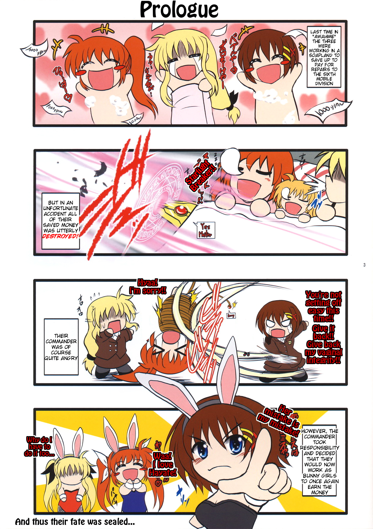 [焼酎MAC (ほずみけんじ)] USAGI (魔法少女リリカルなのは) [英訳]