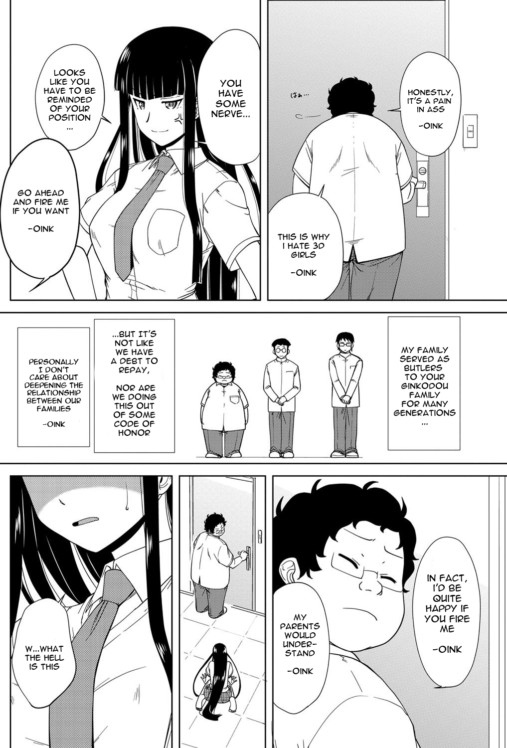 [西野映一] ボクの面倒くさいお嬢様 (COMIC ペンギンクラブ山賊版 2012年10月号) [英訳]