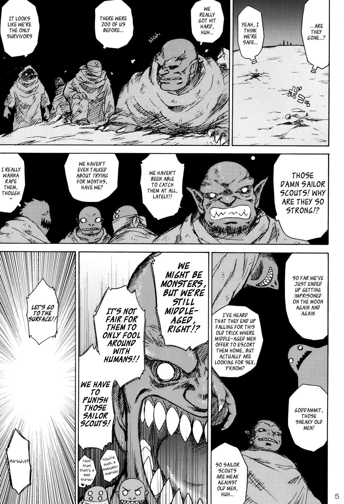 (C84) [BLACK DOG (黒犬獣)] SUBMISSION-SUPER MOON (セーラームーン) [英訳]