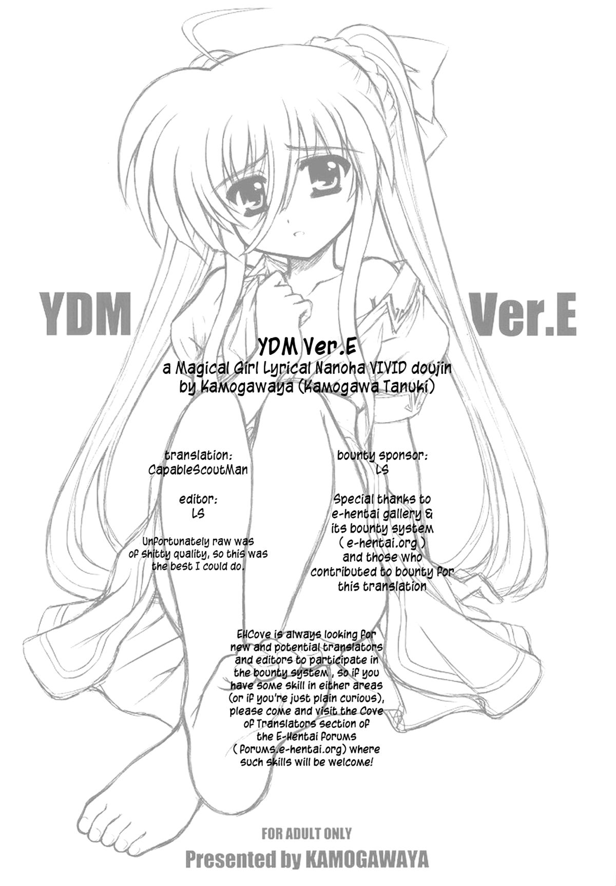[鴨川屋 (鴨川たぬき)] YDM Ver.E (魔法少女リリカルなのは) [英訳]