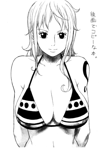 (C79) [モモモトのさと (モモモト)] 線画でコピーな本。 (ワンピース)