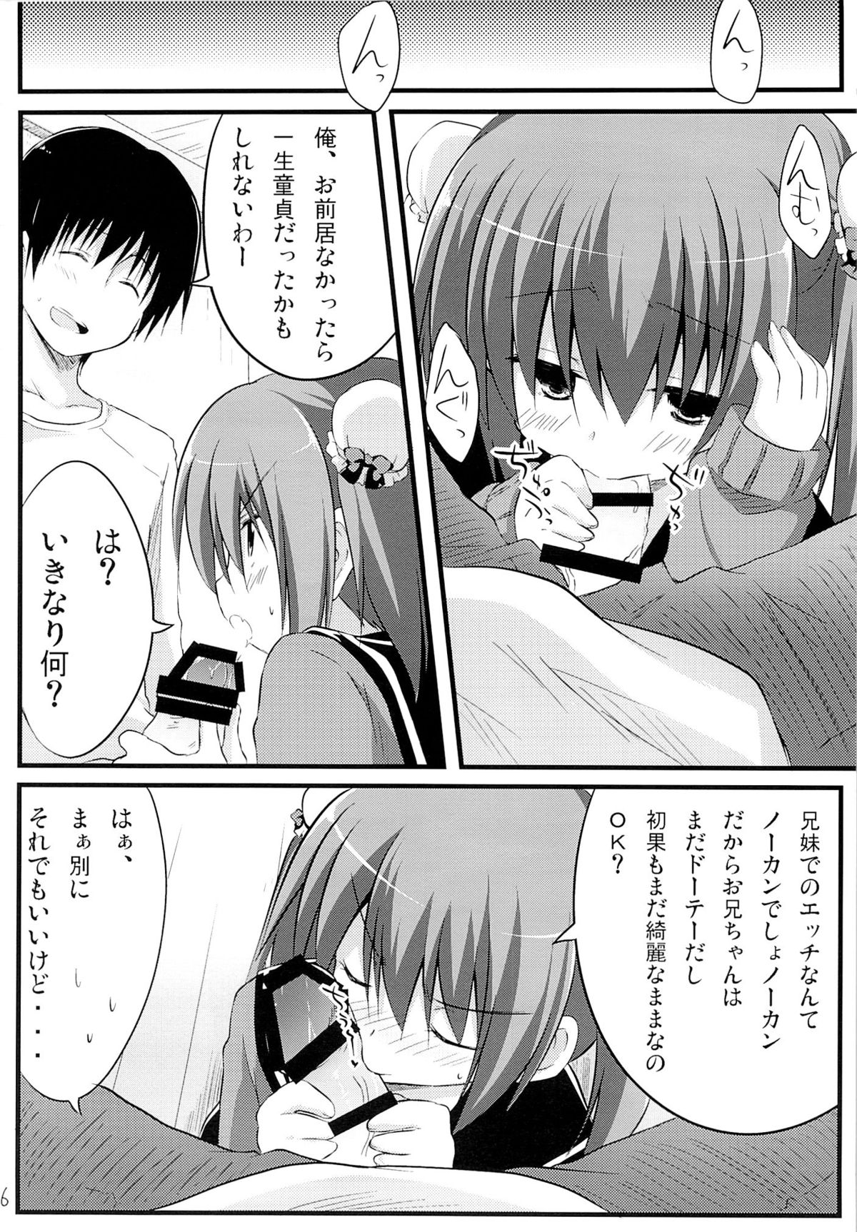 (C85) [推定部員 (明音そーいち)] 彼女とかいないので今日も妹にヤらせてと土下座します。
