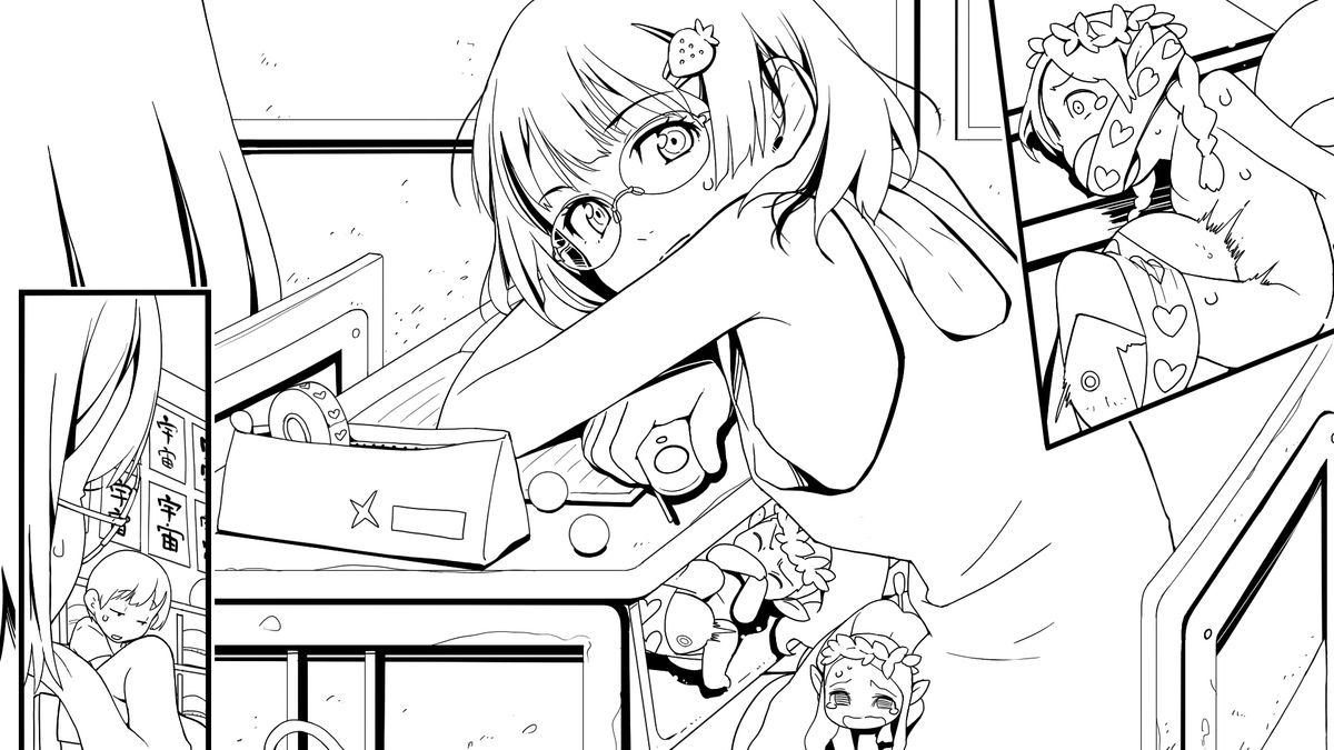 [ちぽかん] 四角兄妹～ちょっとだけ角ばった世界のおはなし～