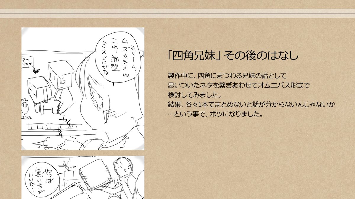 [ちぽかん] 四角兄妹～ちょっとだけ角ばった世界のおはなし～