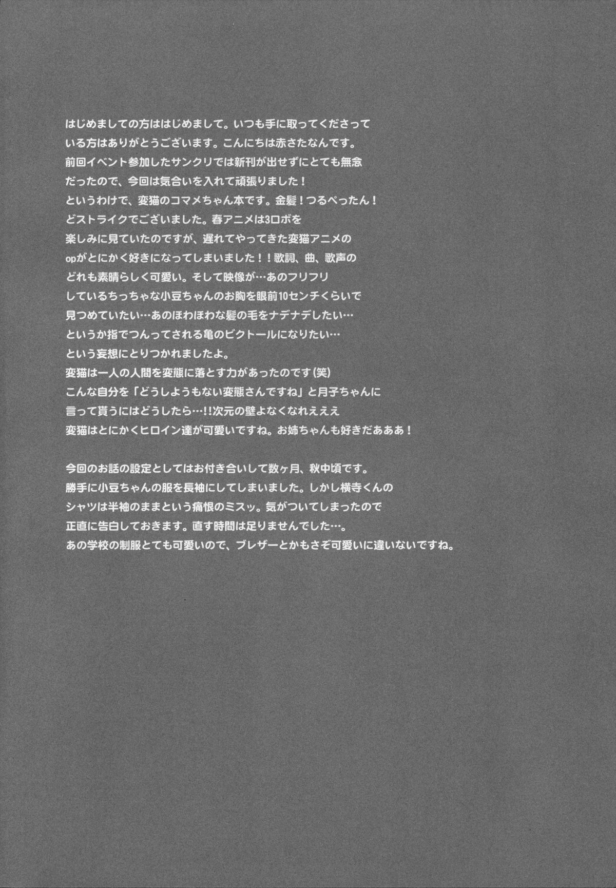 (サンクリ60) [みみくりどっとぜっと (赤さたなん)] I am yours! (変態王子と笑わない猫。)