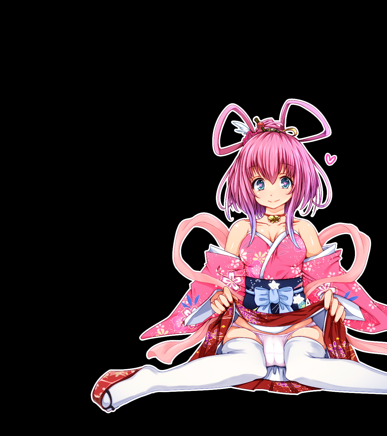 [妄想天国] 町中の女の子が次々やってくる噂の恋愛成就のおち○ぽ岩