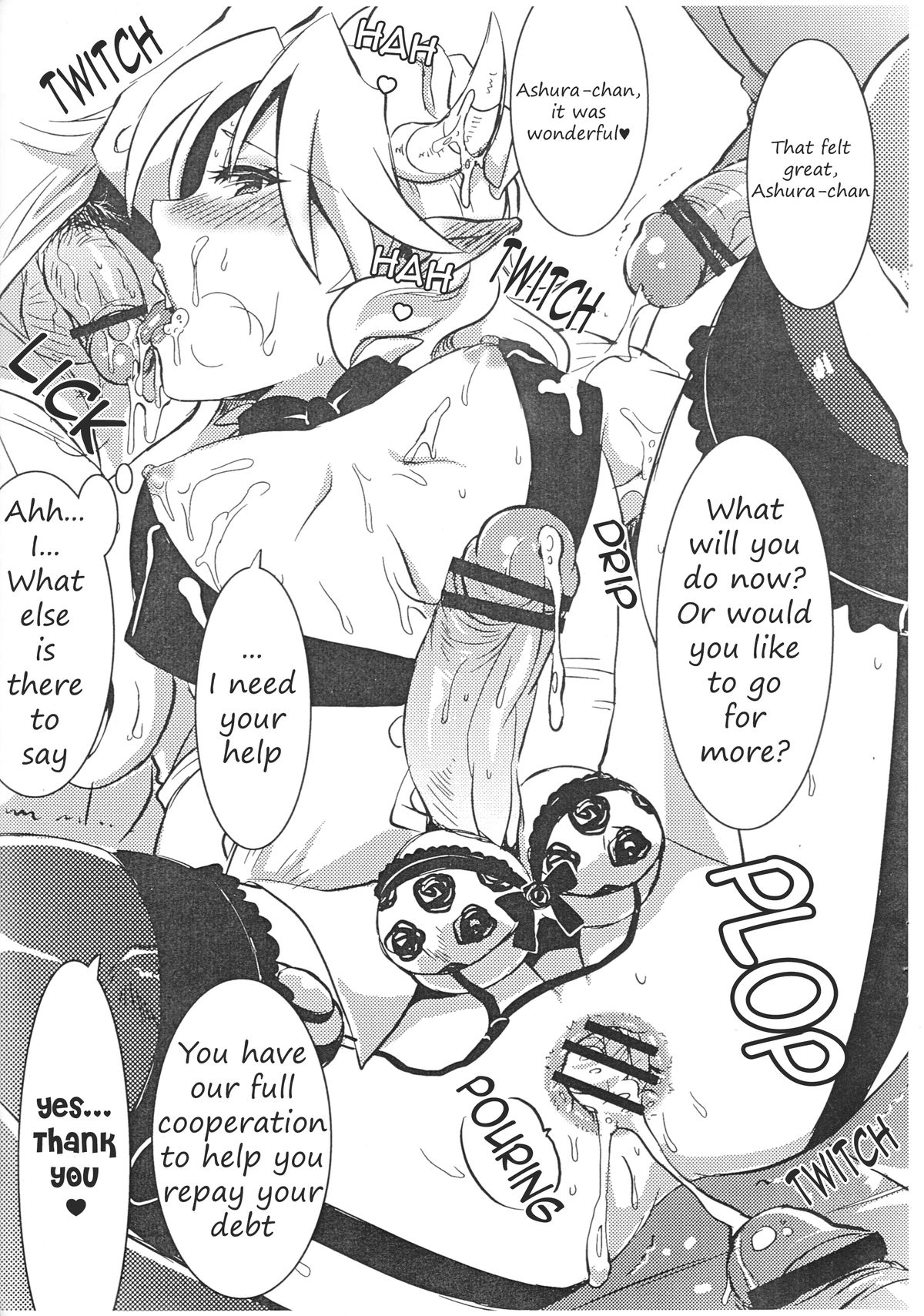 (C79) [テンパりんぐ (トキマチ☆エイセイ)] あしゅら社長の華麗なる性活 (桃太郎電鉄) [英訳]