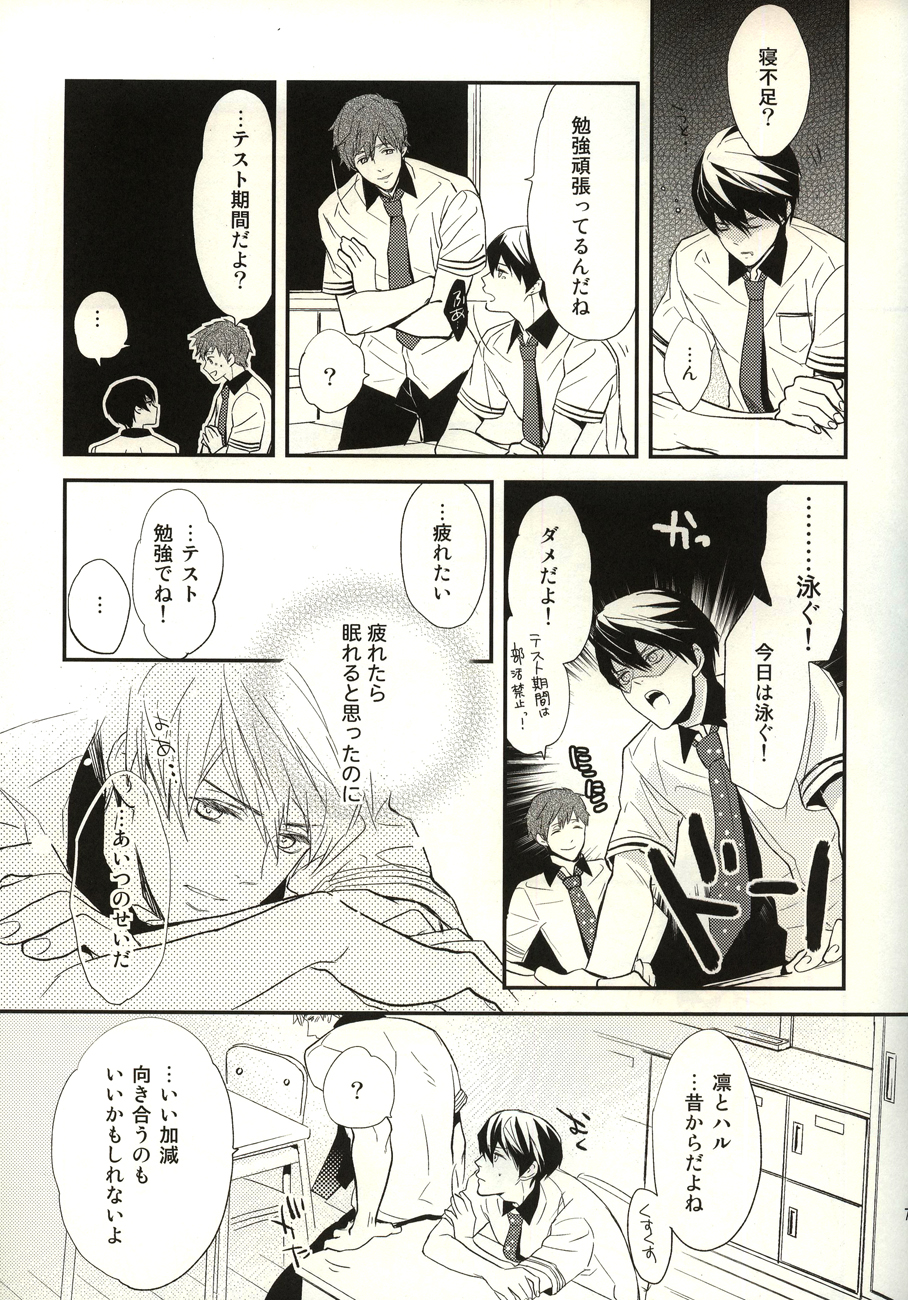 [ごごごっ! (渋矢しかご)] 眠れぬ夜は (Free!)