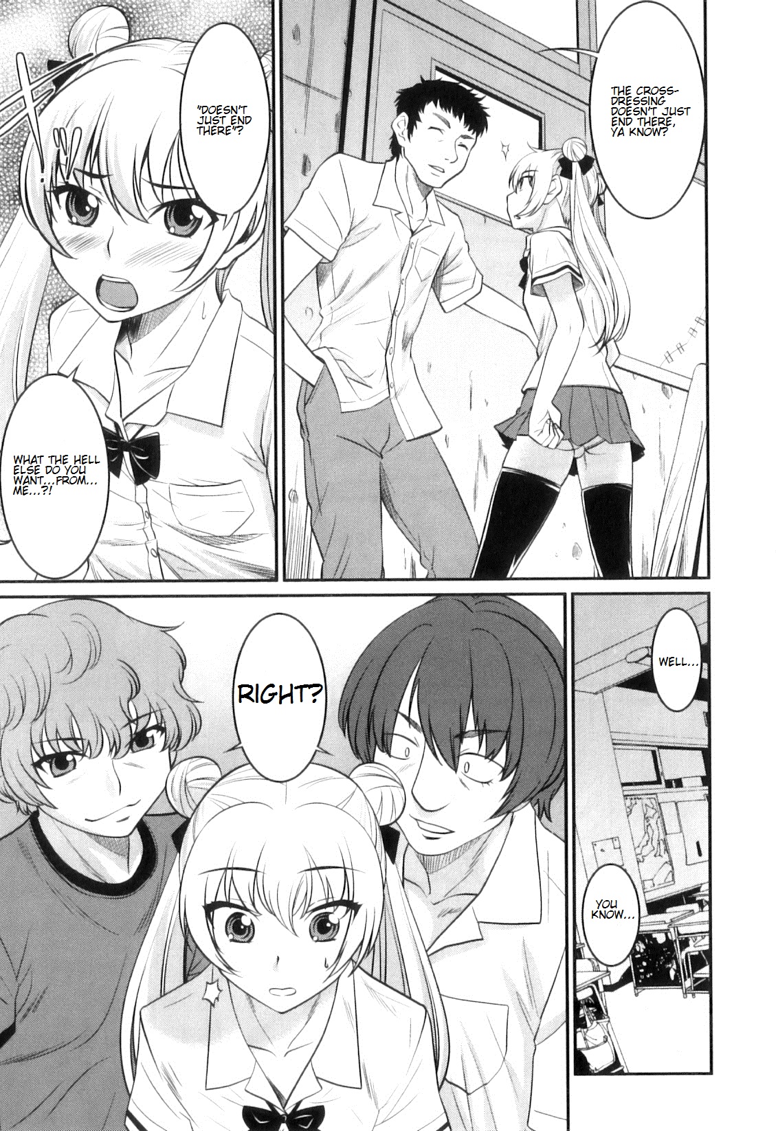 [花巻かえる] 男の娘は俺の嫁 第2、3、5-7、11、14話 [英訳]