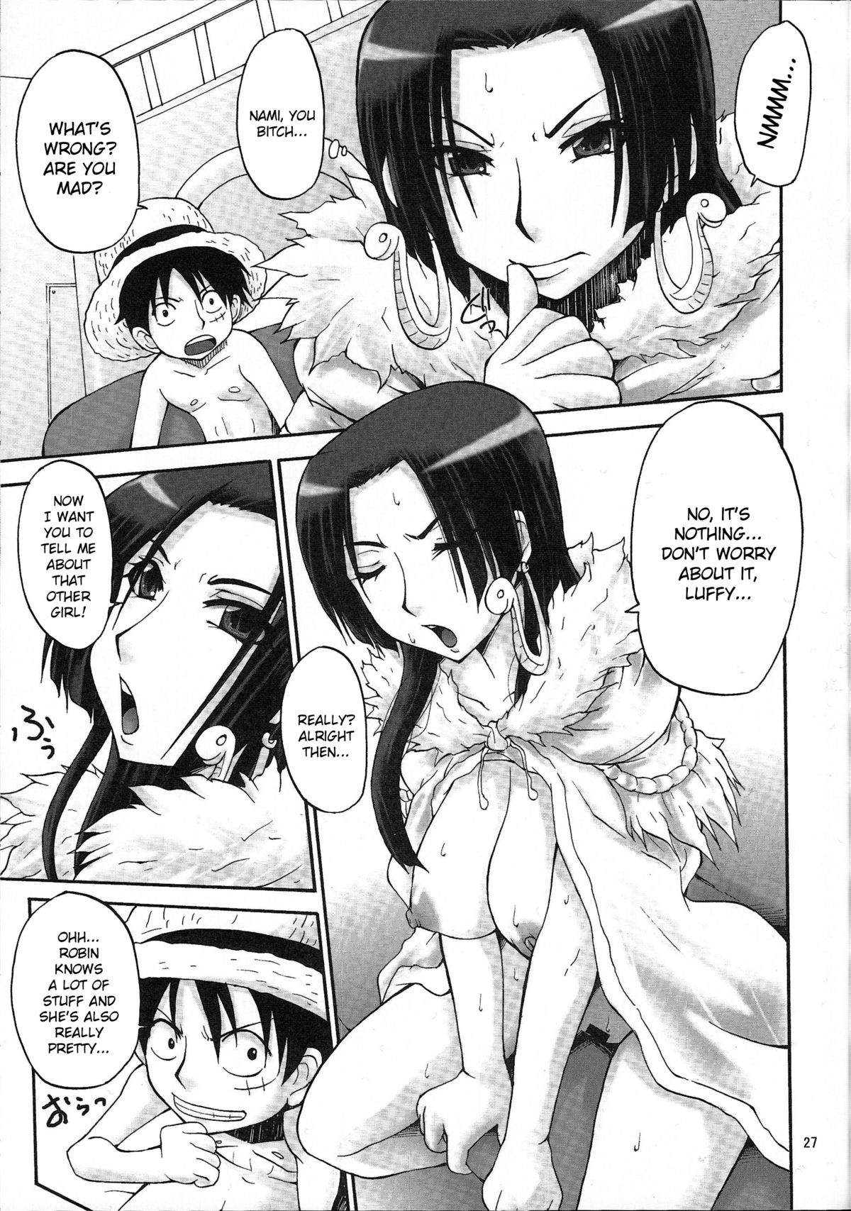 (C77) [漫画な。 (ドルタ, にしも)] NyanNyan 蛇姫2 (ワンピース) [英訳]