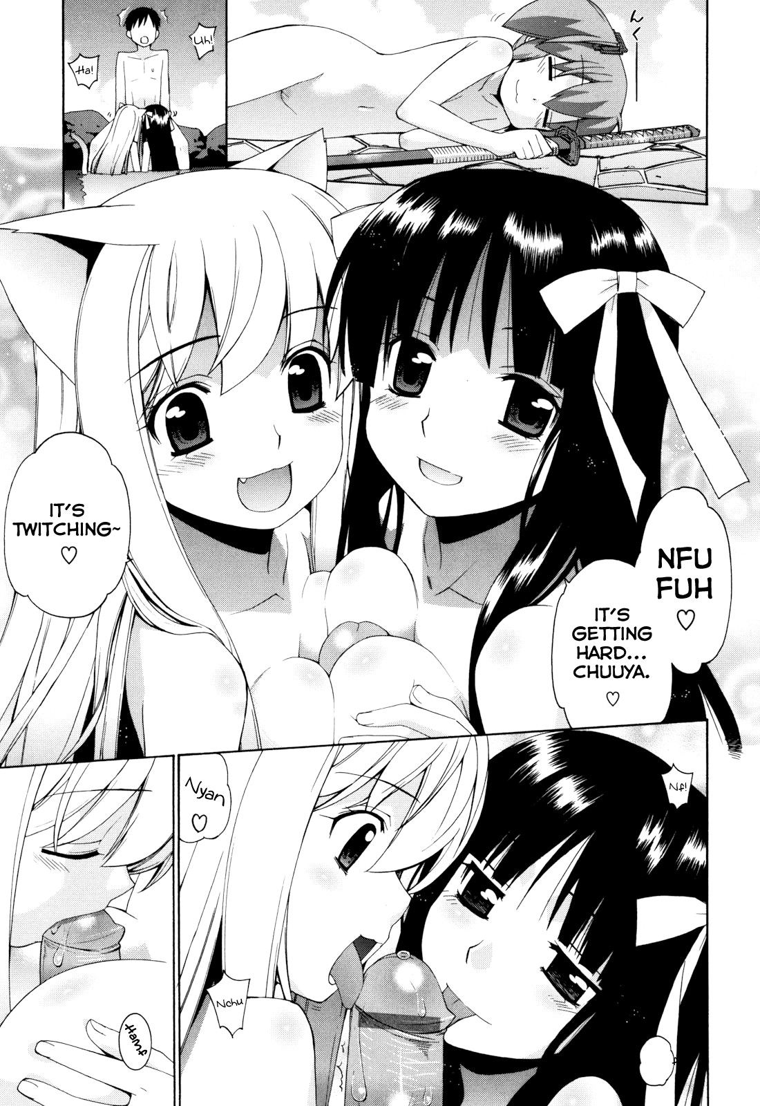 [稍日向] ぬこ巫女タン [英訳]