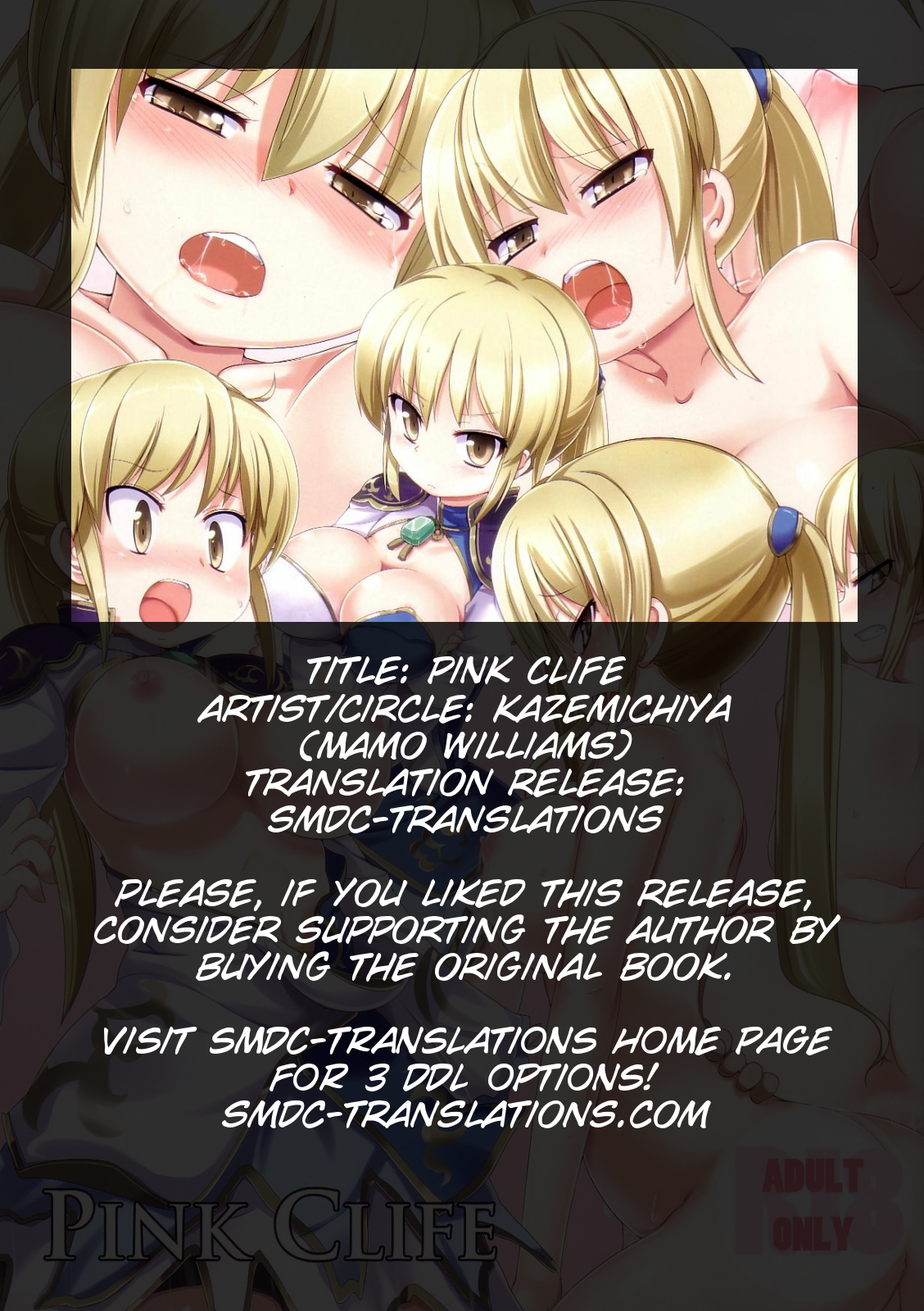 [風道屋 (まもウィリアムズ)] PINK CLIFE (三國無双) [英訳]
