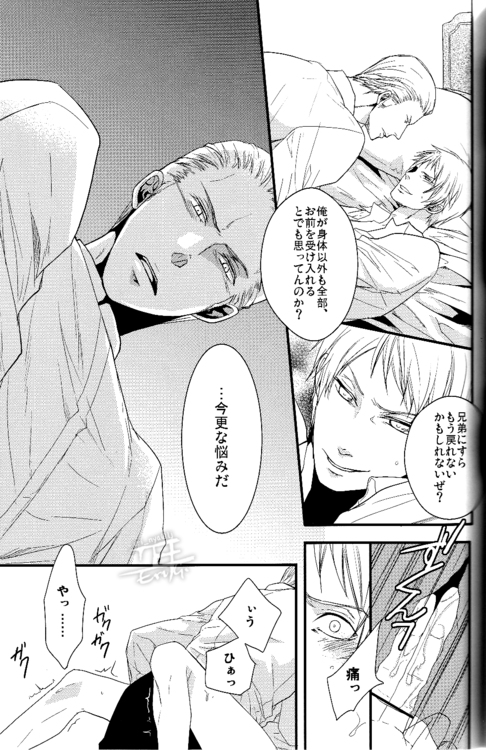 （FIZZCODE）とげをたおる（Axis powers hetalia）