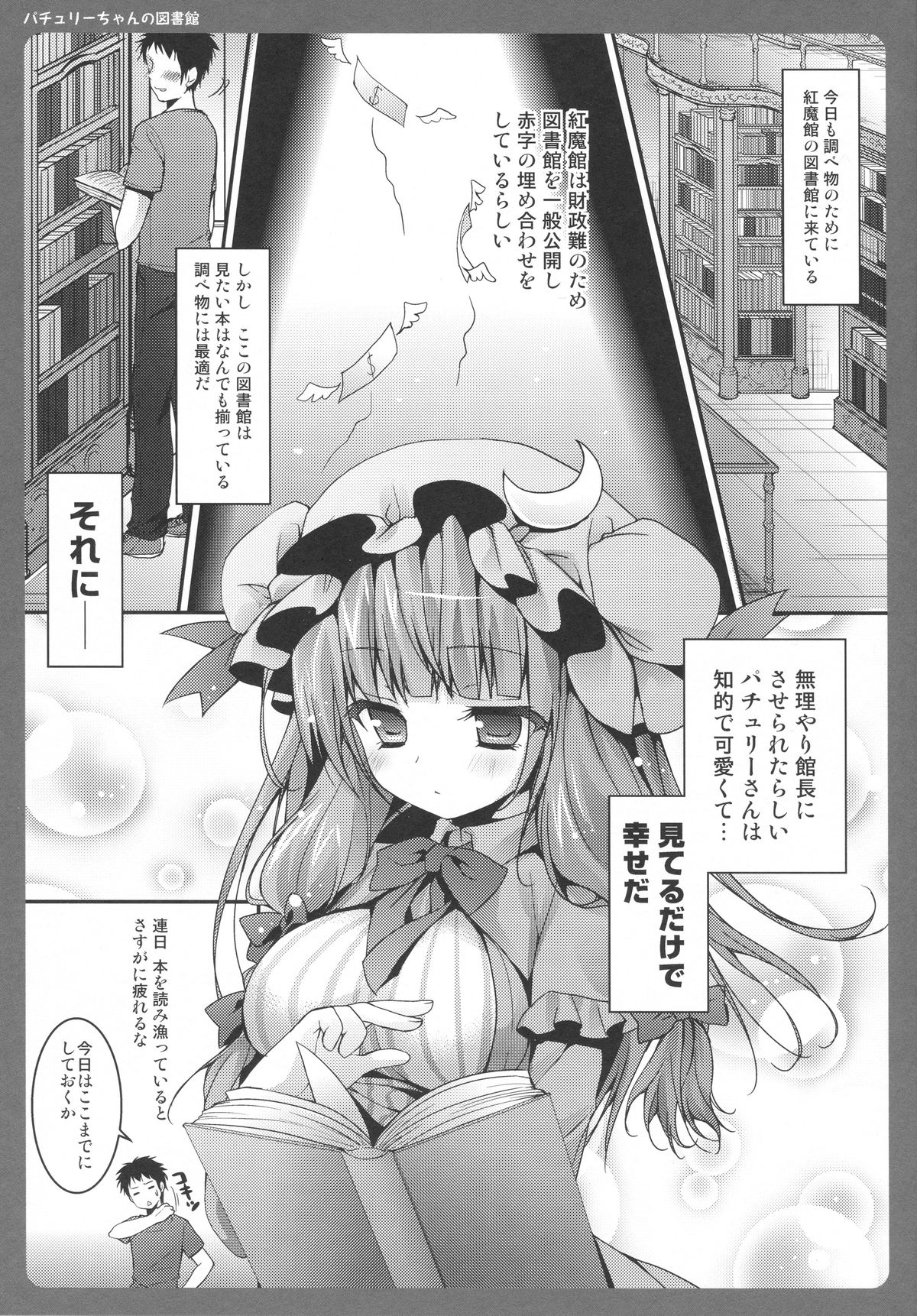 (例大祭10) [きのこのみ (このみ)] パチュリーちゃんの図書館 (東方Project)