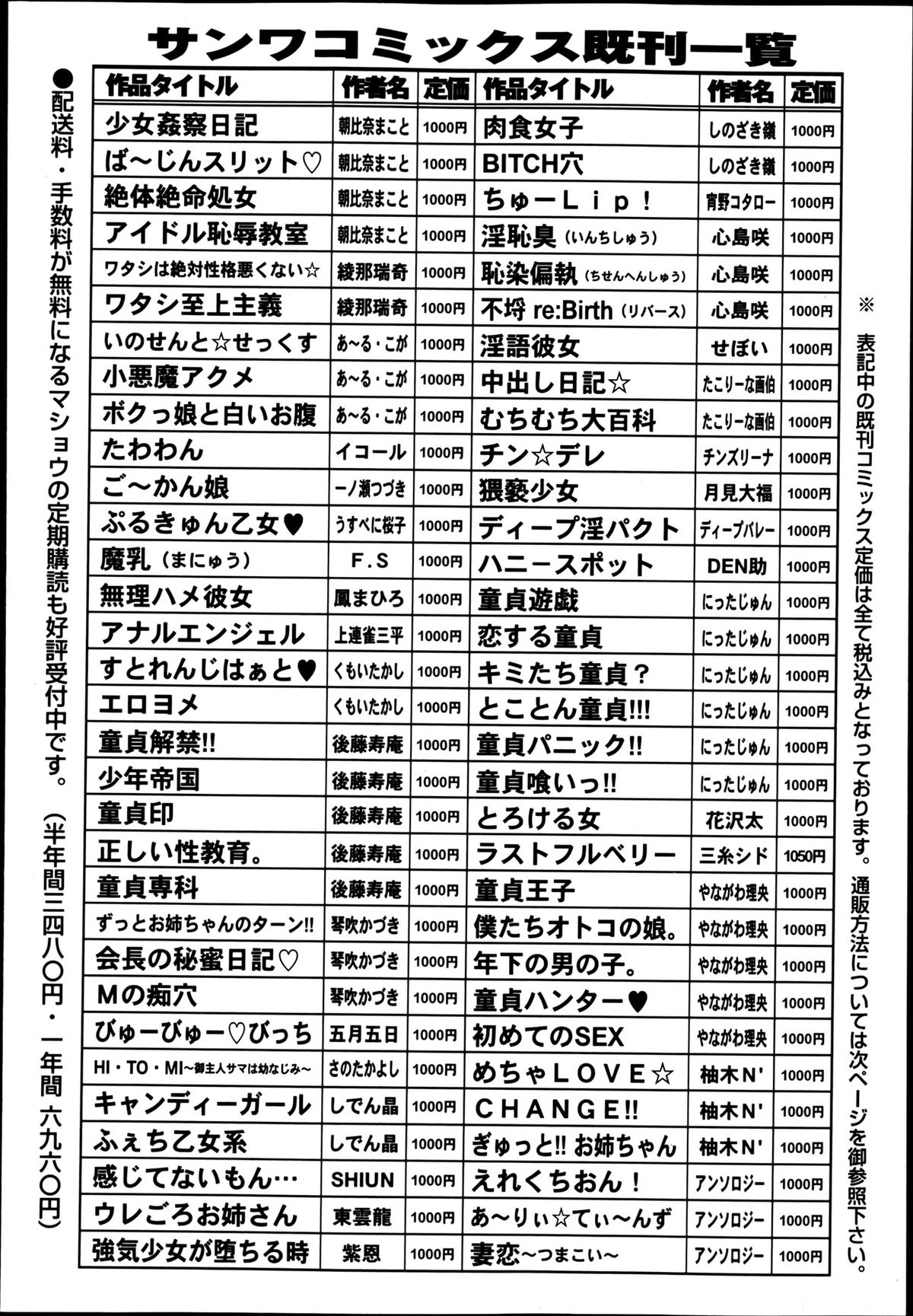 コミック・マショウ 2013年6月号