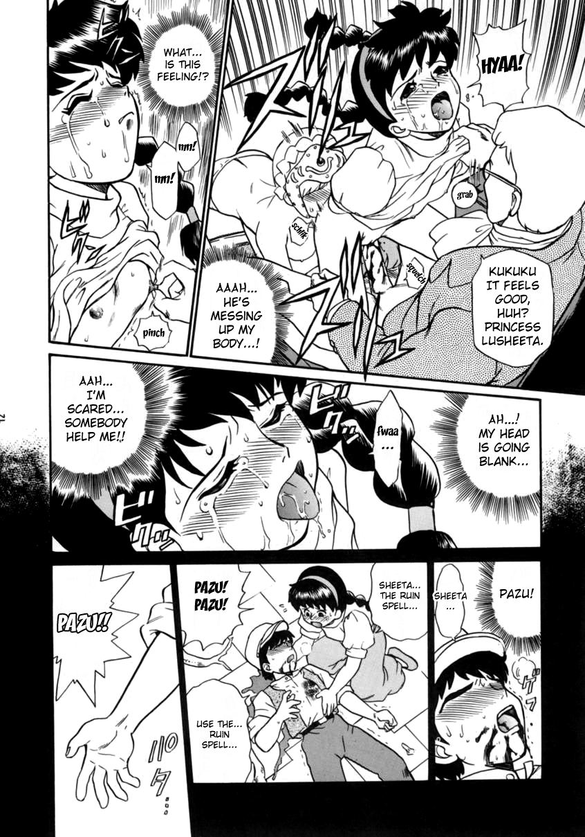 (C53) [RAT TAIL (IRIE YAMAZAKI)] 天空城のパラドックス (TAIL-MEN HAYAO MIYAZAKI BOOK) (天空の城ラピュタ) [英訳]