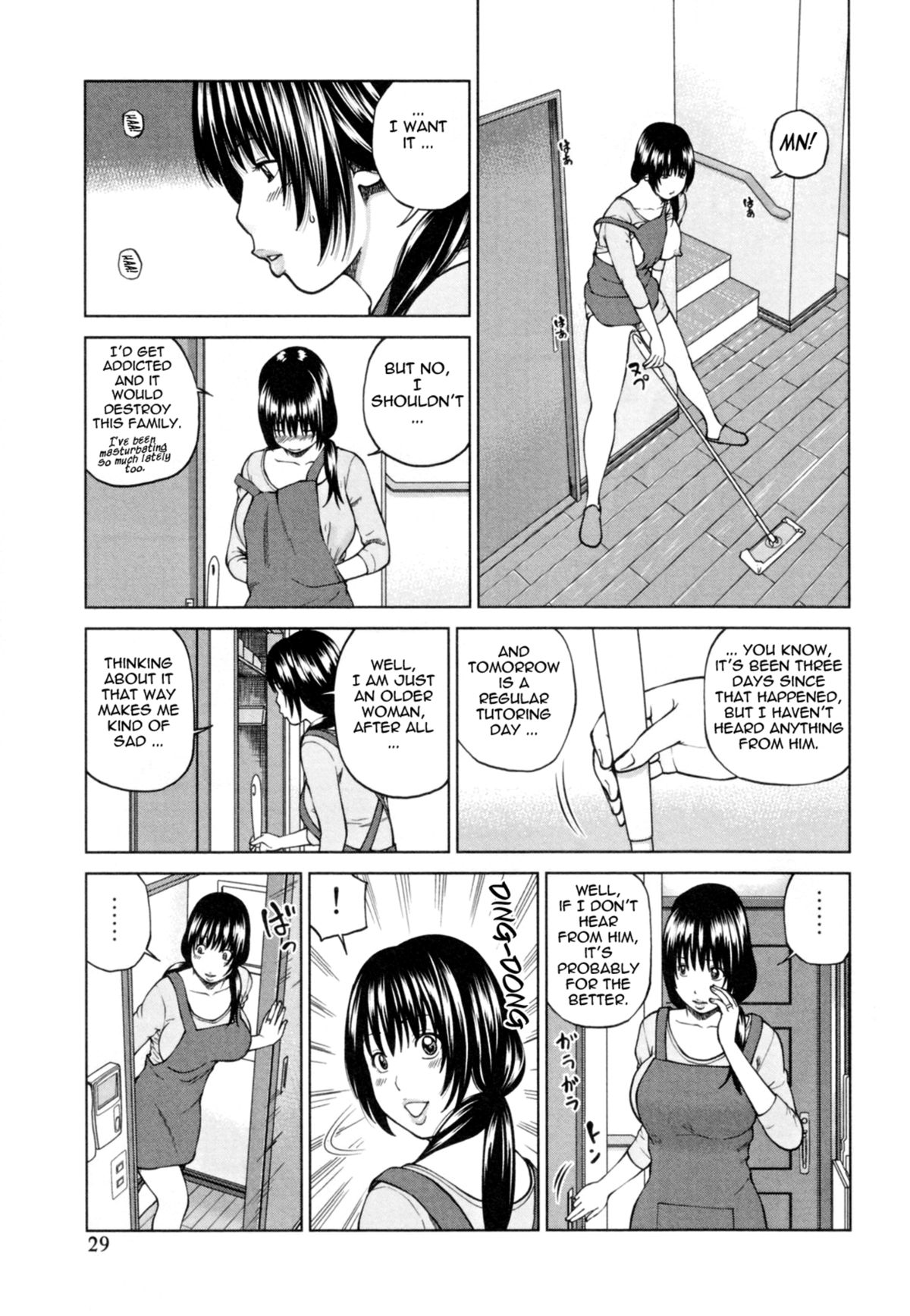 [黒木秀彦] 32歳欲求不満の人妻 [英訳] [無修正]
