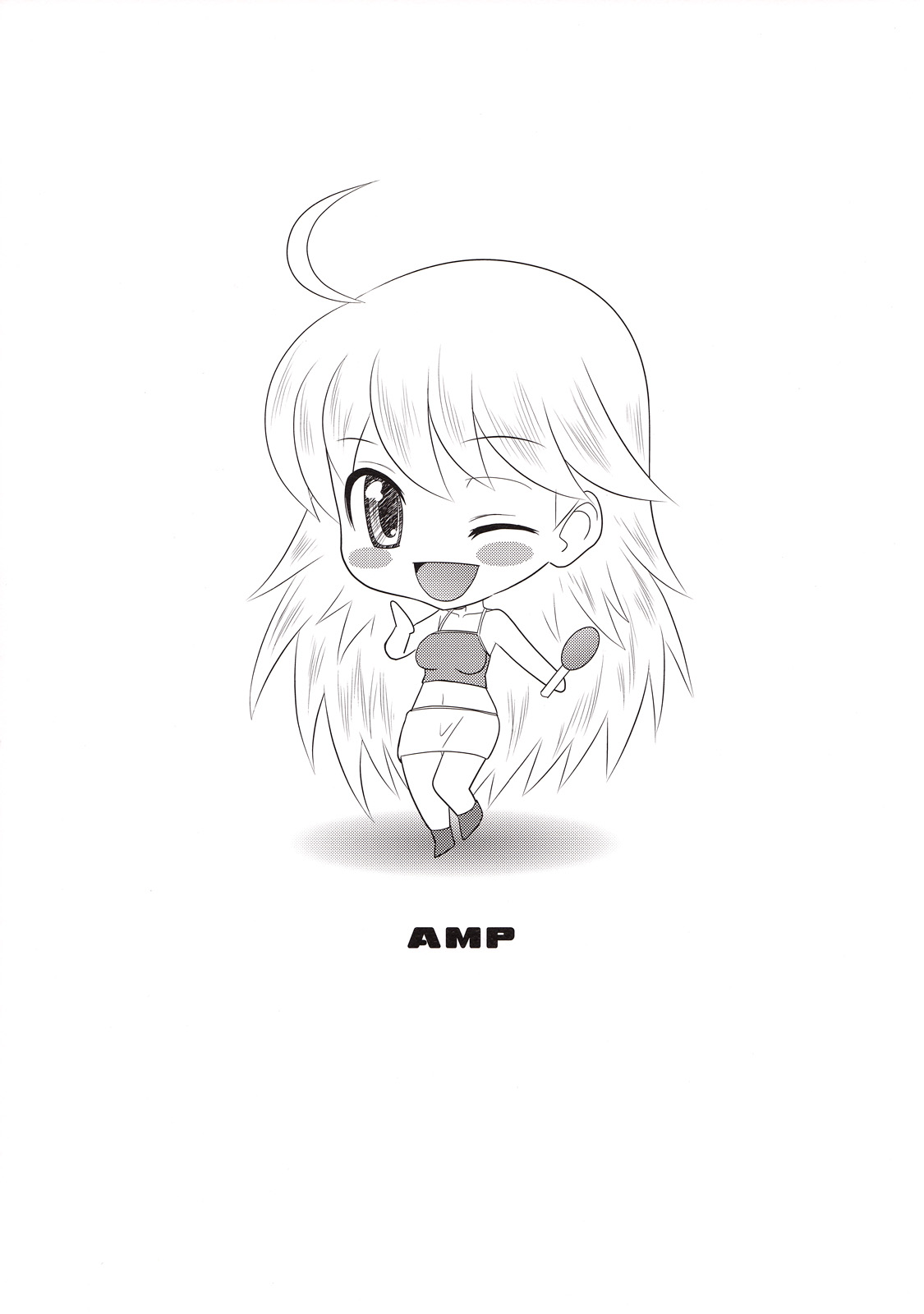 （ComiComi12）[AMP（のらくろネロ）]ミキブックでエッチなことをする（アイドルマスター）[英語] {運命の輪}