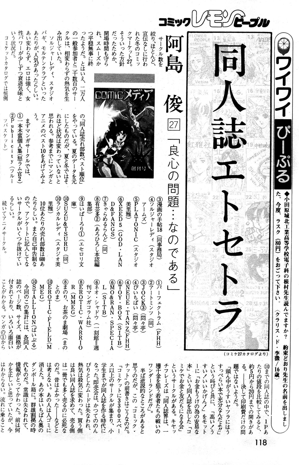 レモンピープル 1985年3月号 Vol.41