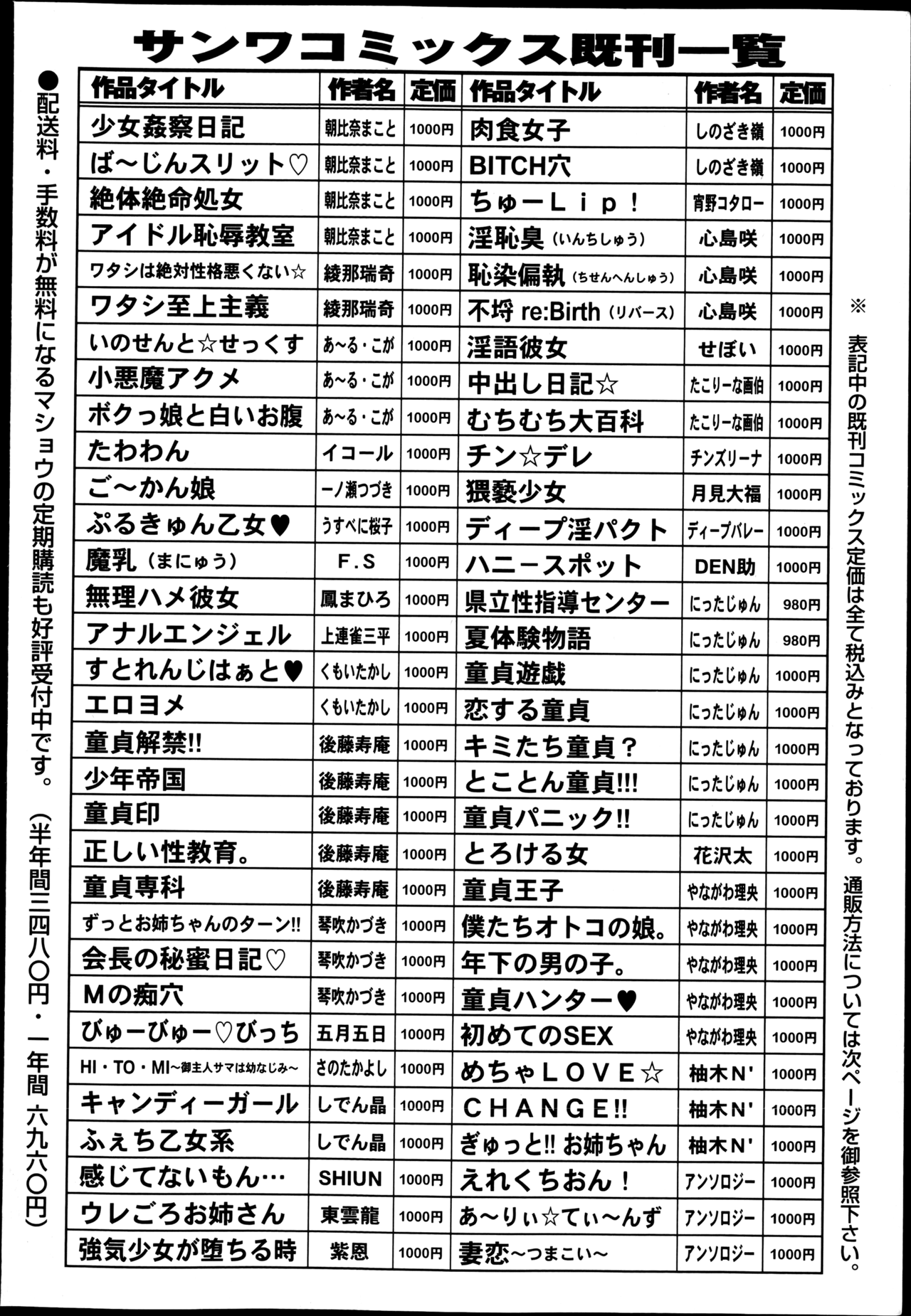 コミック・マショウ 2013年4月号