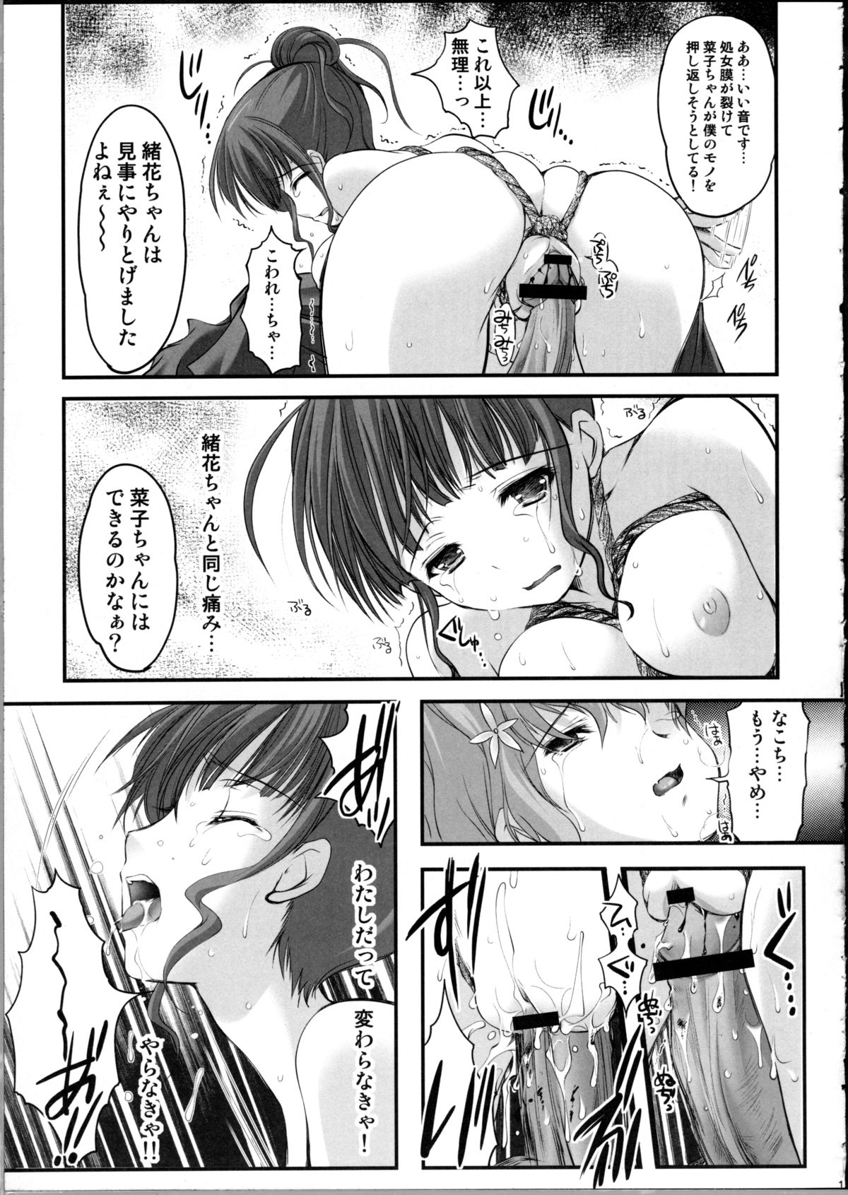 (C81) [HIGH RISK REVOLUTION (あいざわひろし)] 緊縛いろは 2 (花咲くいろは)