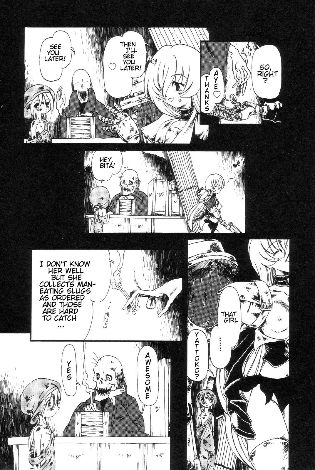 [掘骨砕三] 下水街 [英訳]